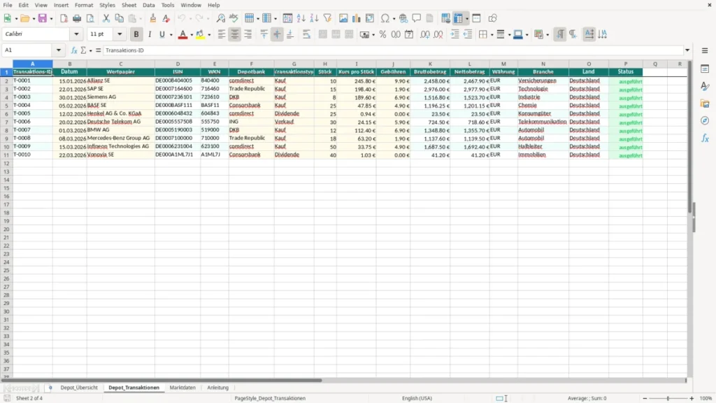 Depot_Transaktionen – Aktiendepot Excel Vorlage (2026)