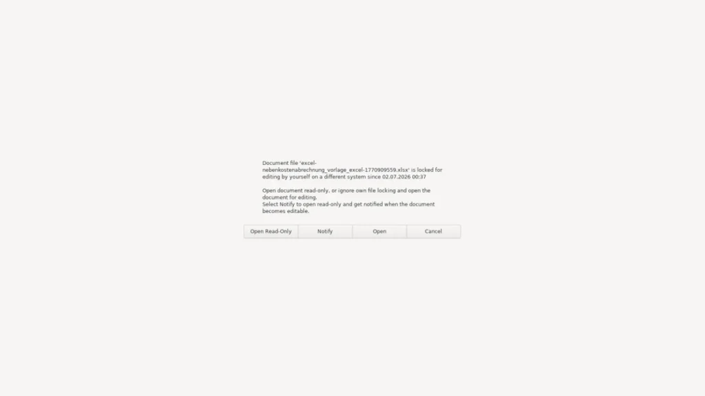 Mieterdaten – Nebenkostenabrechnung Vorlage Excel – rechtssicher & smart